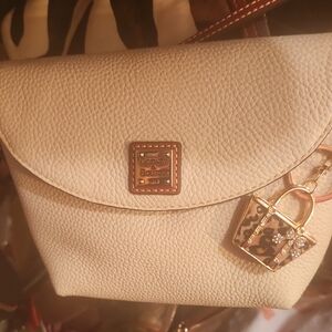 Dooney & Bourke Cream Textured Backpack